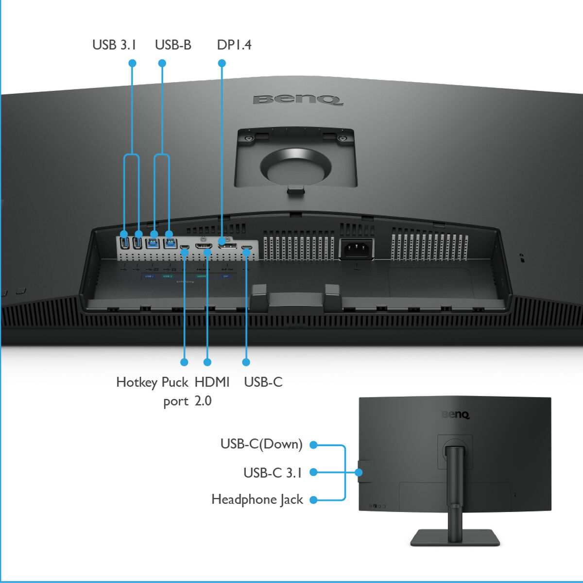 Monitor Gaming BenQ PD3205U 31,5" 4K Ultra HD